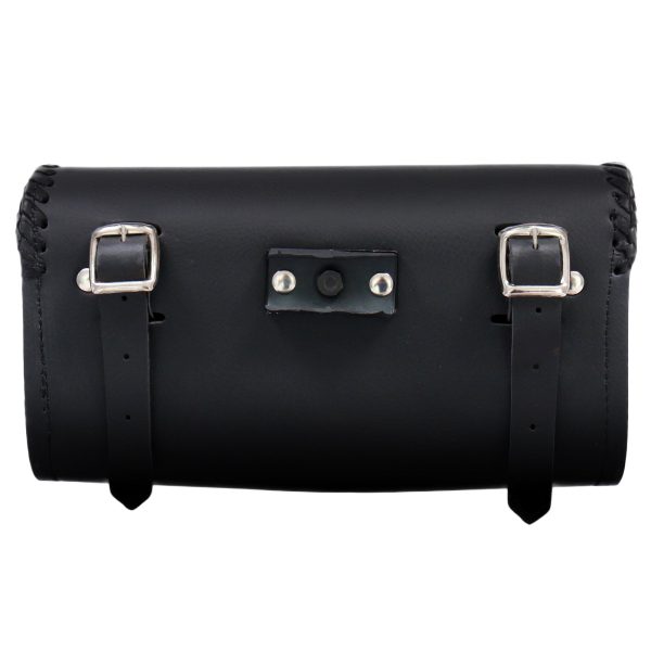 Hot Leathers WDA1003 PVC Medium Windshield Bag with Laced Detail 10X5X3 Sale - Image 2