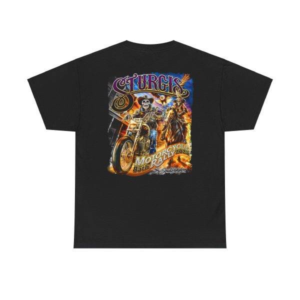 2025 Sturgis Motorcycle Rally #1 Design Skeleton Rider T-Shirt GMX Online Hot Sale - Image 2