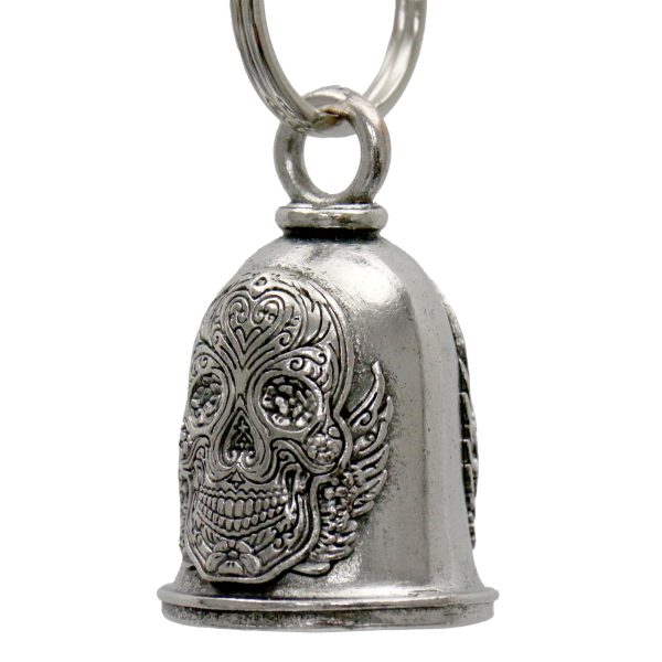 Hot Leathers BED2014 Antique Sugar Skull Bell For Cheap - Image 2
